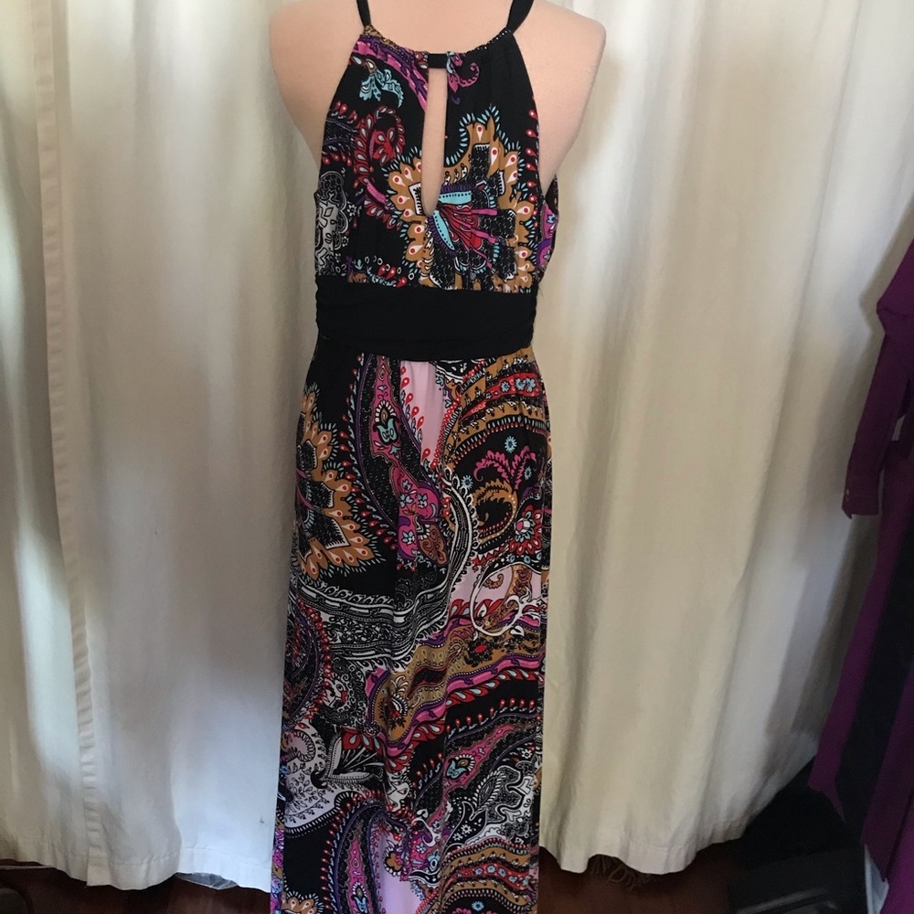 Cory L summer dress maxi length never worn 60’s print
